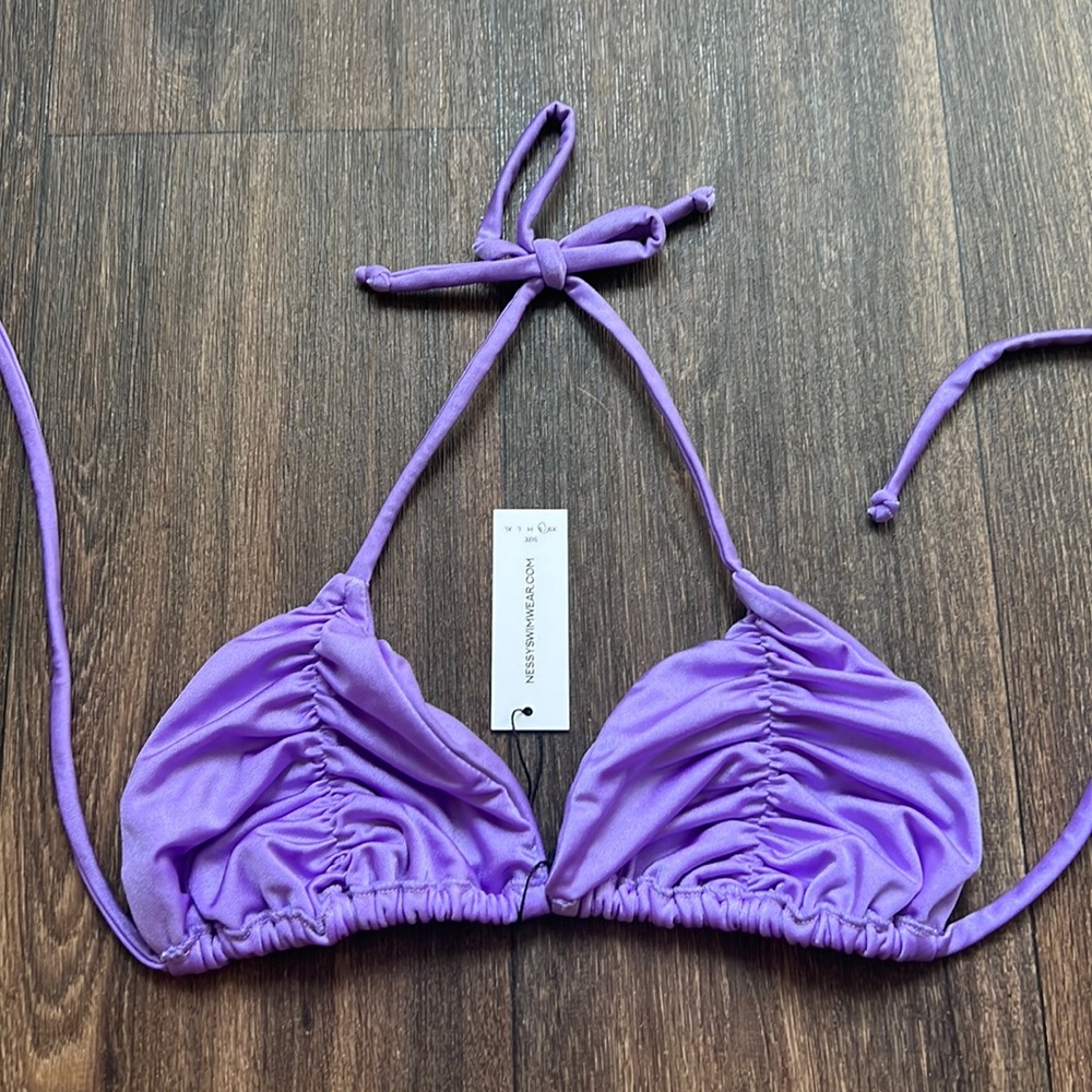 Nessy Swimwear Purple Bikini Top